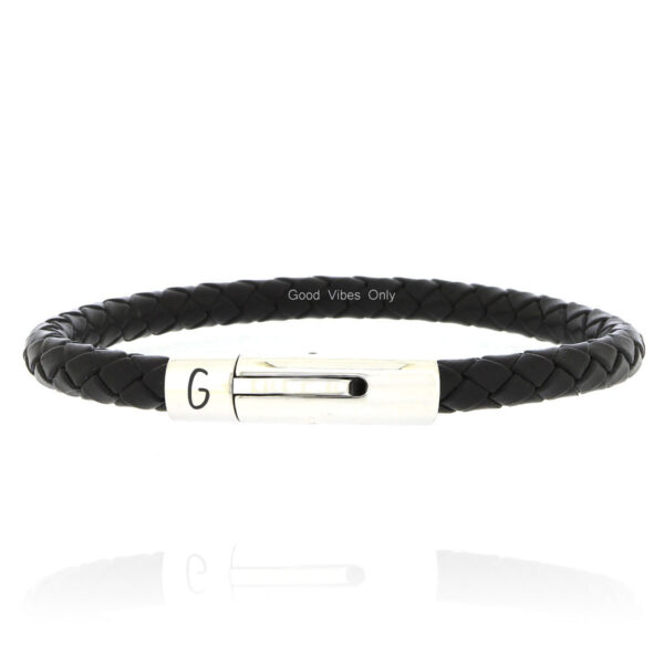 initiaal mannen armband graveren