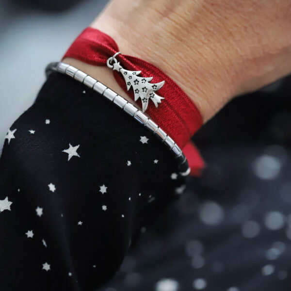 Kerstboom Armbandje Bordeaux online kopen